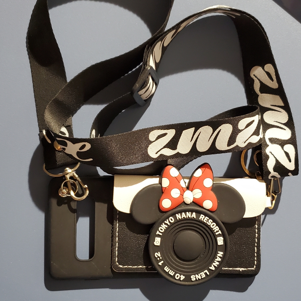 Minnie Mouse Camera Lanyard